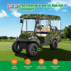 10L0L enclosure in green showcases waterproof 600D fabric for all-weather coverage.