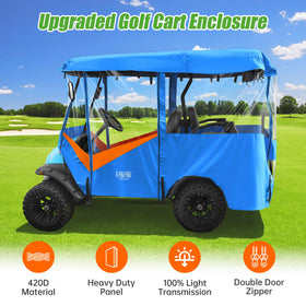 10L0L universal golf cart enclosure yamaha-fit compatible with Yamaha carts.