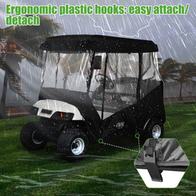 10L0L universal golf cart enclosures storm-proof fit resists wind lofting