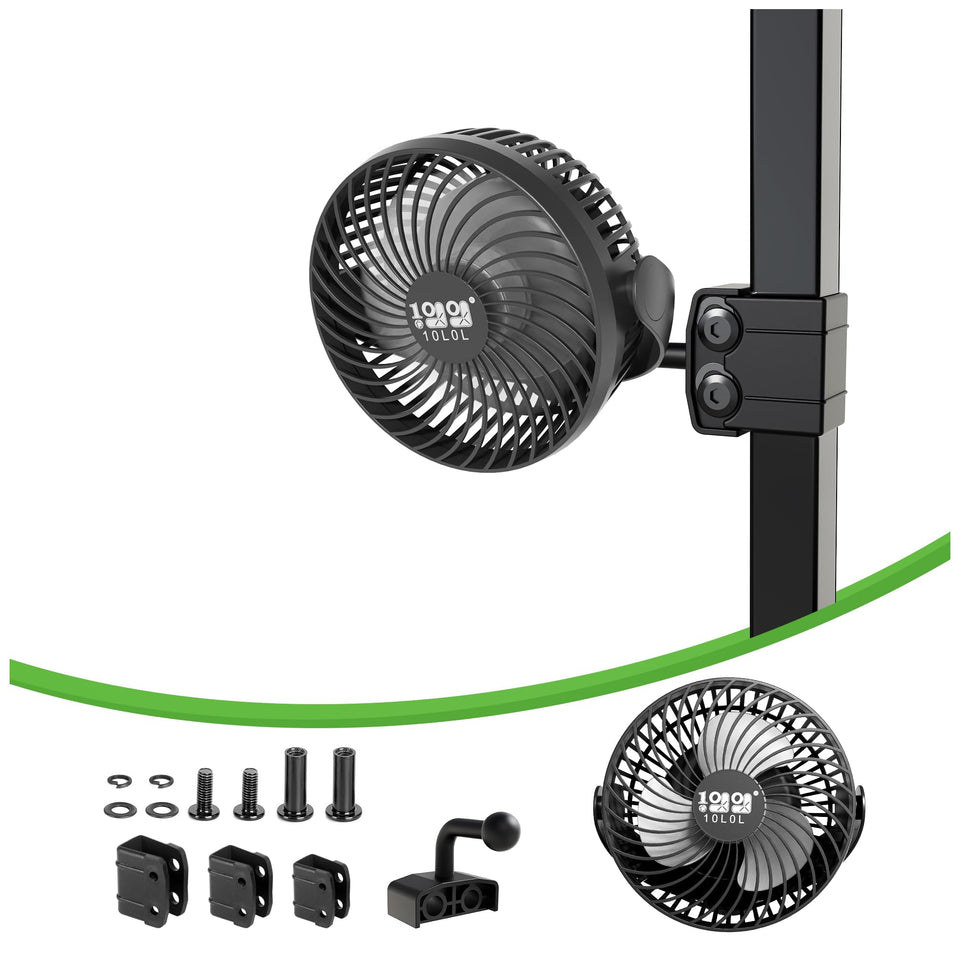 10L0L universal golf cart fan fits Yamaha and EZGO for cooler rides.