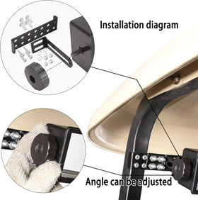 10L0L universal mirror for Club Car enables safer driving.