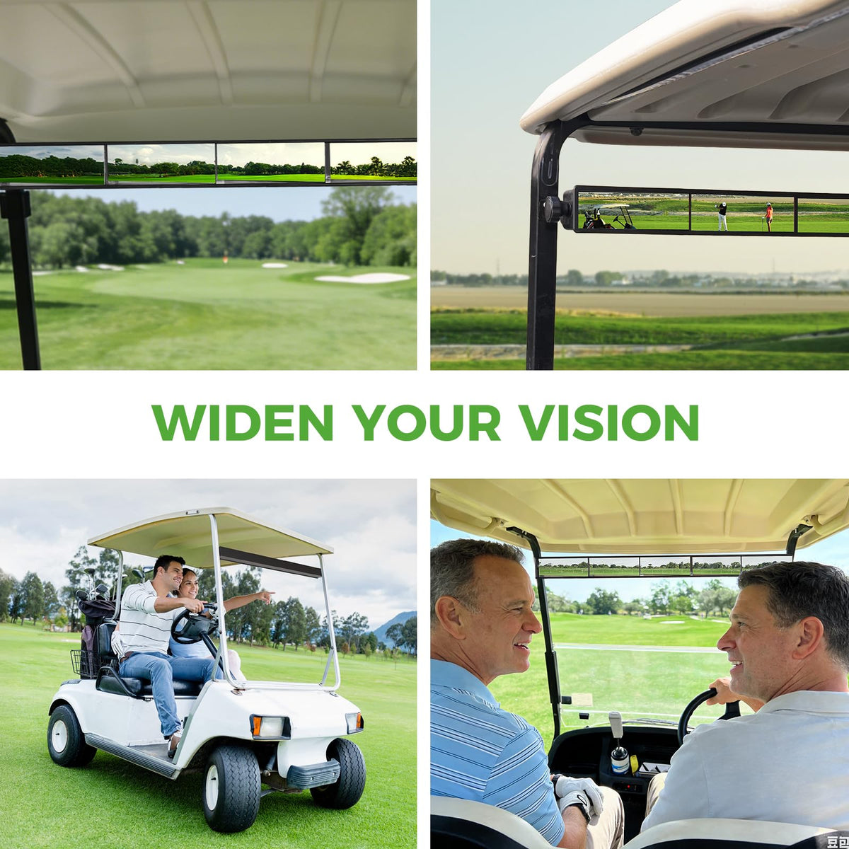 10L0L universal golf cart mirror 160-degree view expands vision