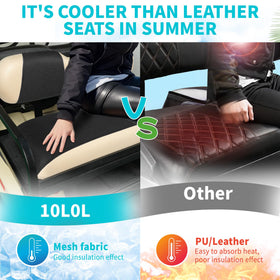 10L0L durable material withstands daily use while protecting seats