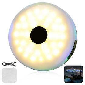 10L0L universal golf cart roof light kit mounted on the roof for safer night driving