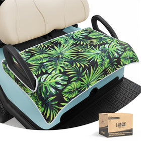10L0L universal golf cart seat cover in breathable fabric for cooling comfort