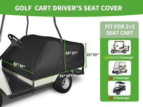 10L0L universal golf cart seat cover instructions manual included for quick setup