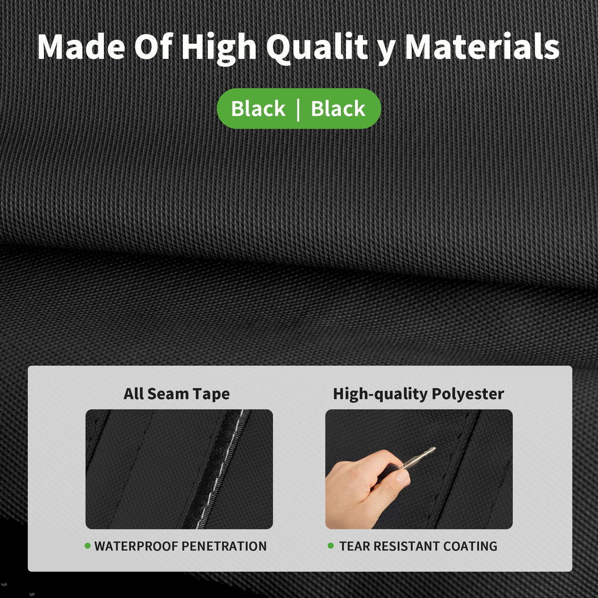 10L0L universal golf cart seat cover UV coating resists sun fade