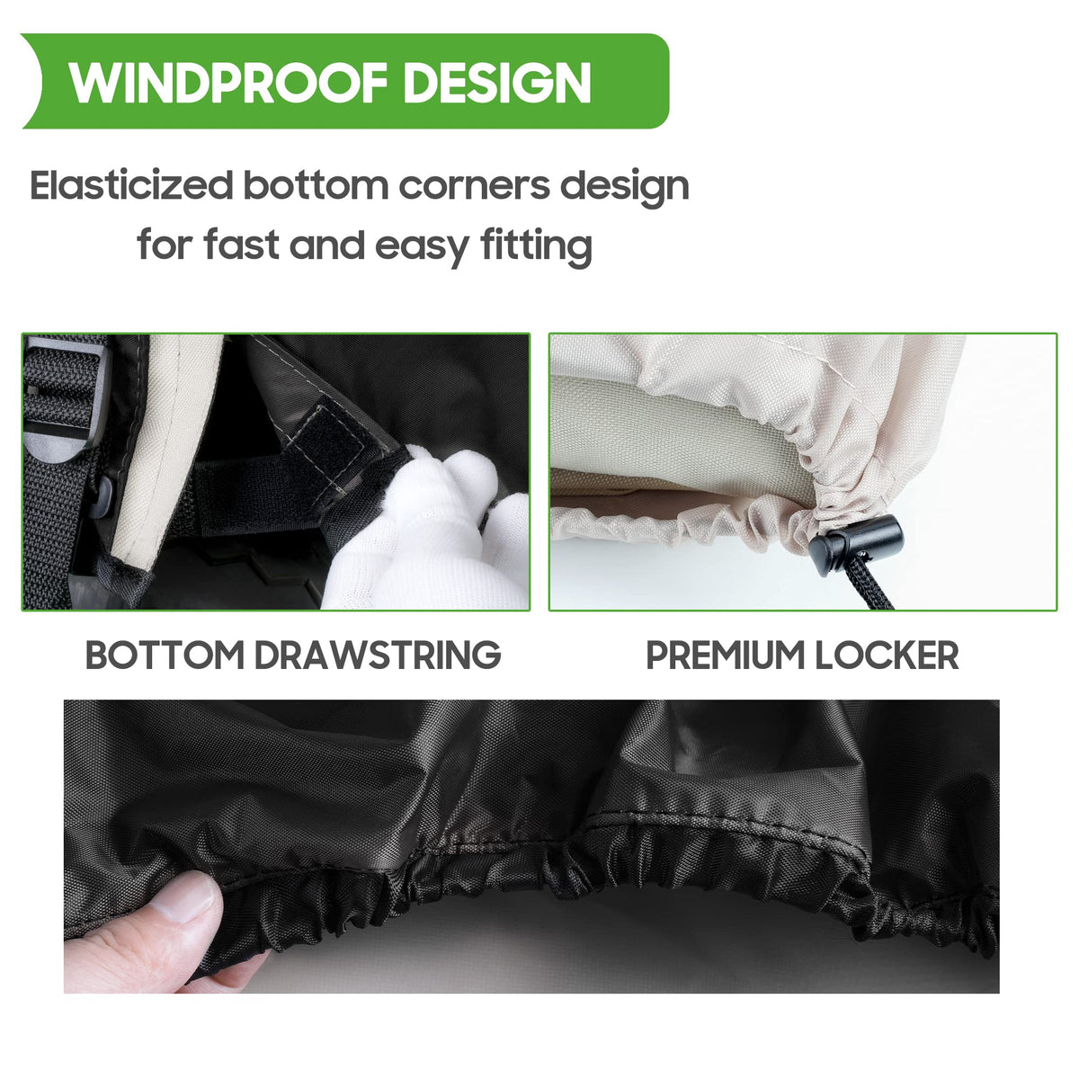 10L0L heavy-duty oxford fabric texture close-up highlighting durability.