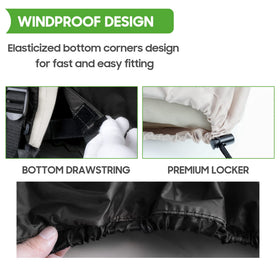 10L0L heavy-duty oxford fabric texture close-up highlighting durability.