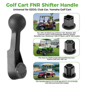 Adapters included for Yamaha EZGO Club Car installation with 10L0L shifter