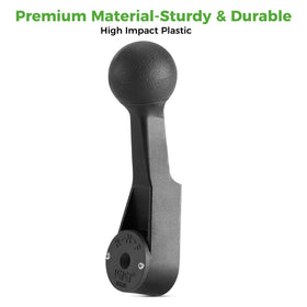 Durable high-strength construction of 10L0L shifter handle for outdoor use