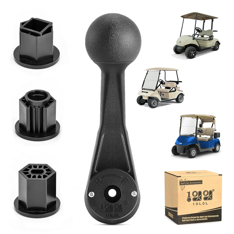 10L0L shifter handle front view for golf cart shows smooth forward/reverse shifting