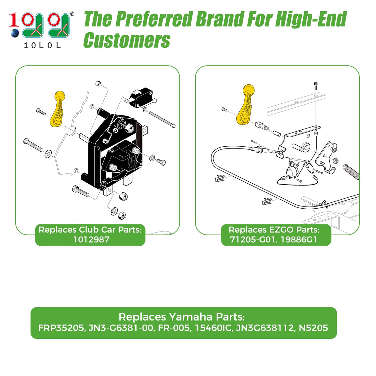 10L0L shifter handle side view highlighting ergonomic lever for precise gear changes