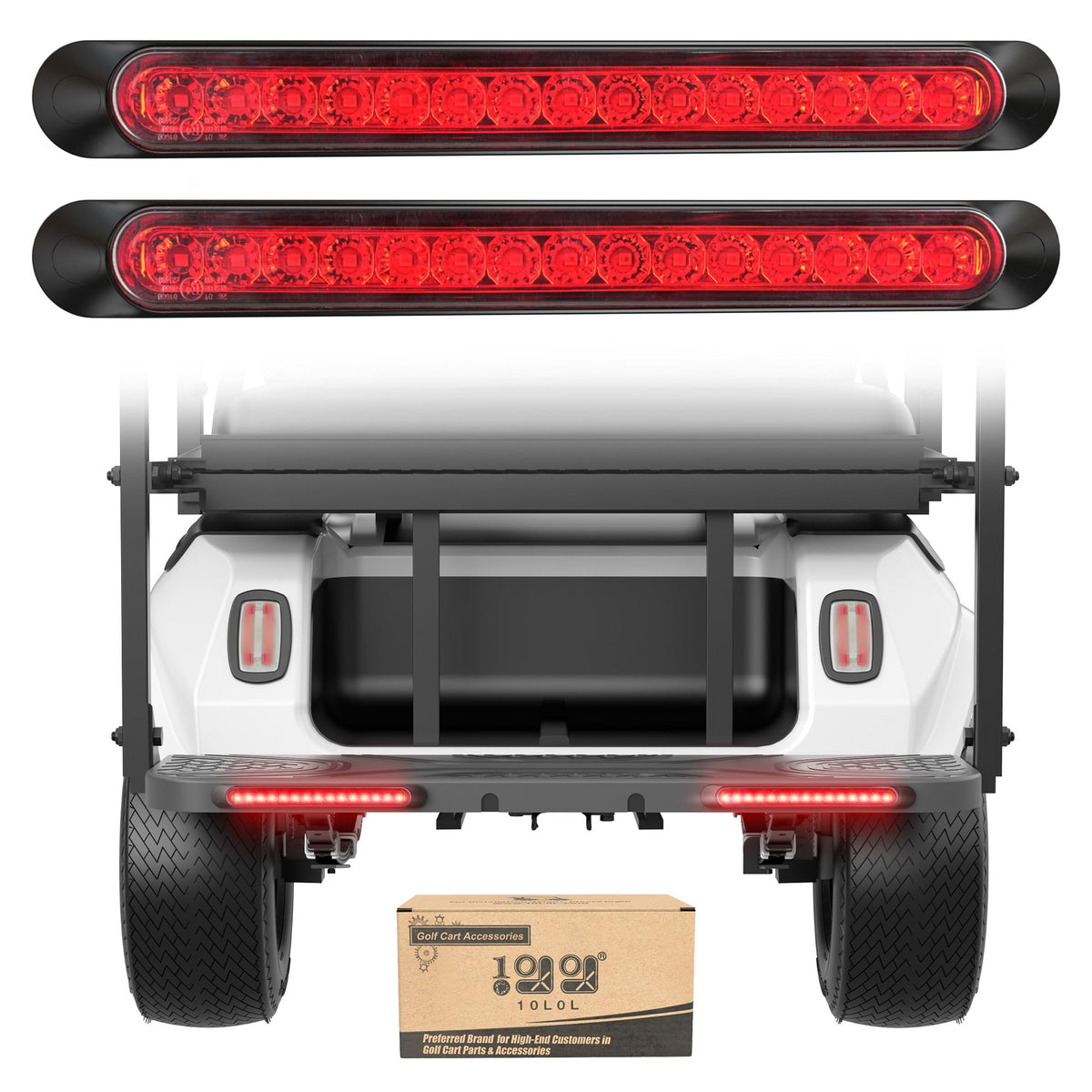 10L0L universal taillights left view with dual mode braking