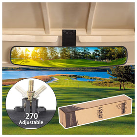 10L0L universal golf cart mirror fits most models