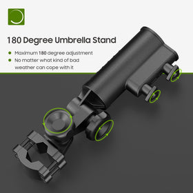 10L0L Universal umbrella mount works on strollers, bikes, and more.