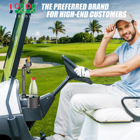 10L0L ABS Phone Clamp on golf cart mount, secure phone hold during ride