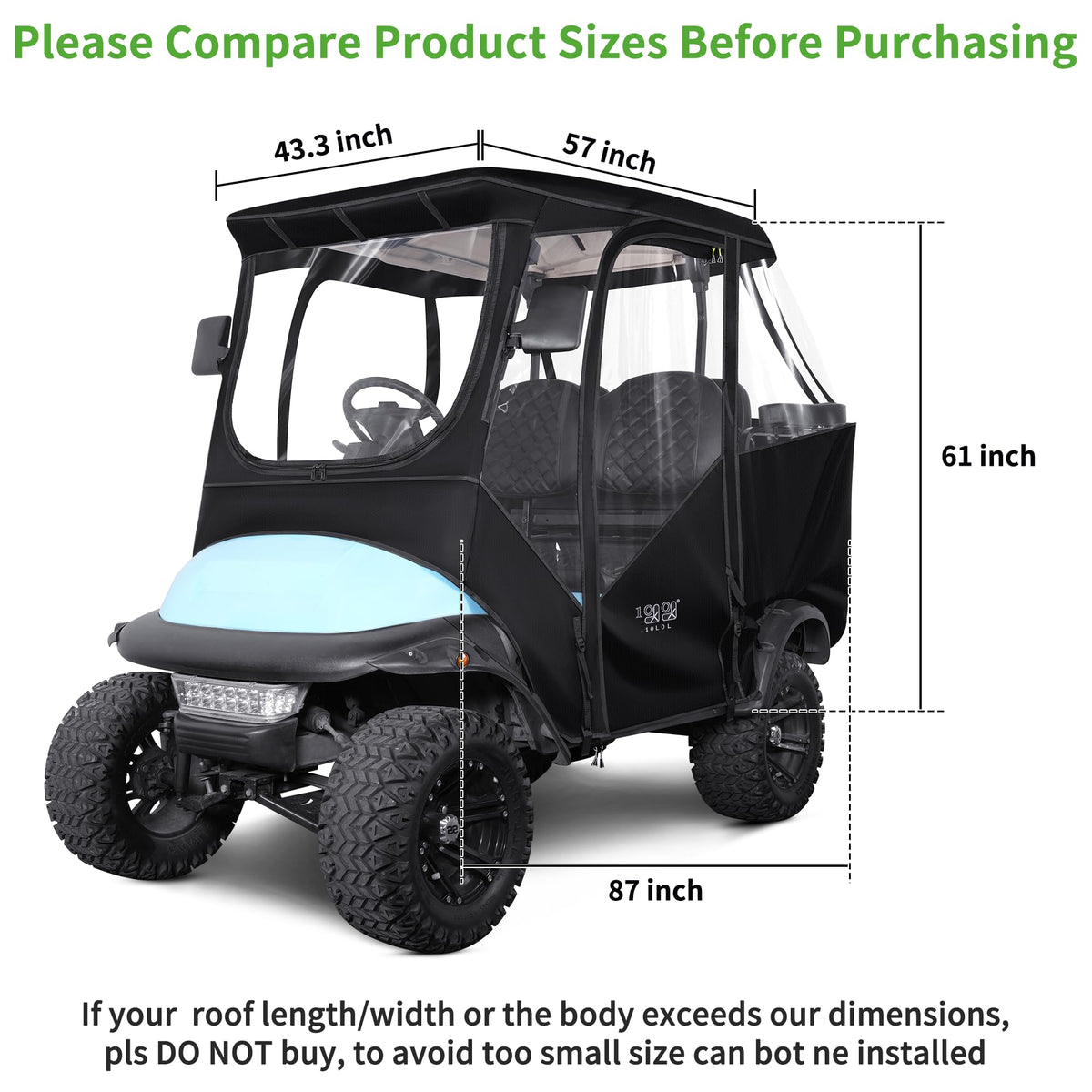 Rugged 600D fabric ensures durability in outdoor use.