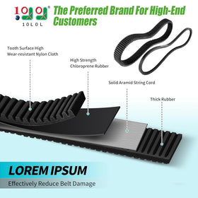 10L0L starter belt for EZGO TXT 2009+ smoother starts.