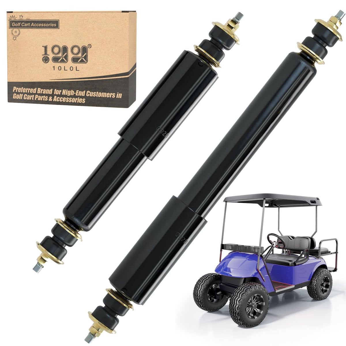 10L0L upgraded front rear shock EZGO TXT with bushings for smoother ride