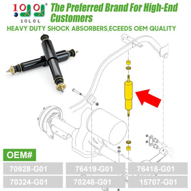 10L0L upgraded front shock EZGO Medalist for improved stability