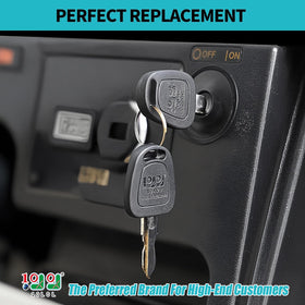 Close-up of 10L0L ignition switch—crisp on/off action for Club Car DS.
