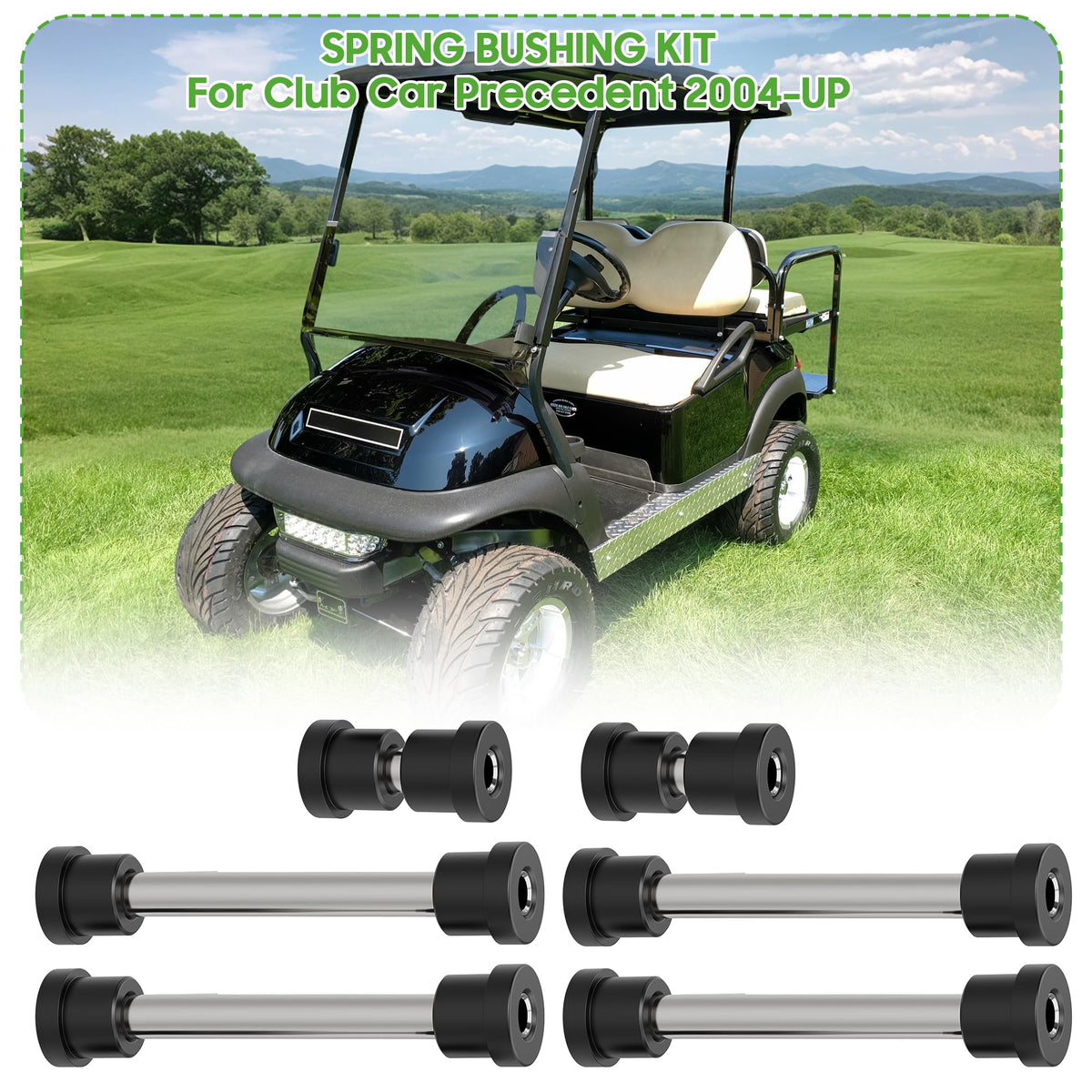 10L0L polyurethane bushings 12pcs for durable, quiet suspension performance.
