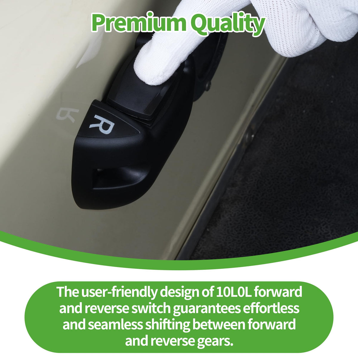 10L0L Club Car DS Precedent compatibility supports straightforward upgrades.