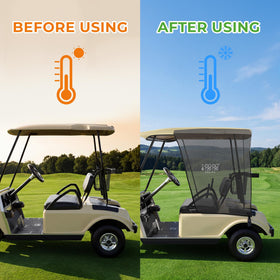 10L0L UV heat blocking design helps keep the cart interior cooler