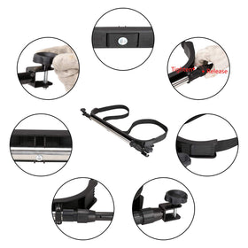 10L0L Velcro straps secure bags for a stable ride on the cart.