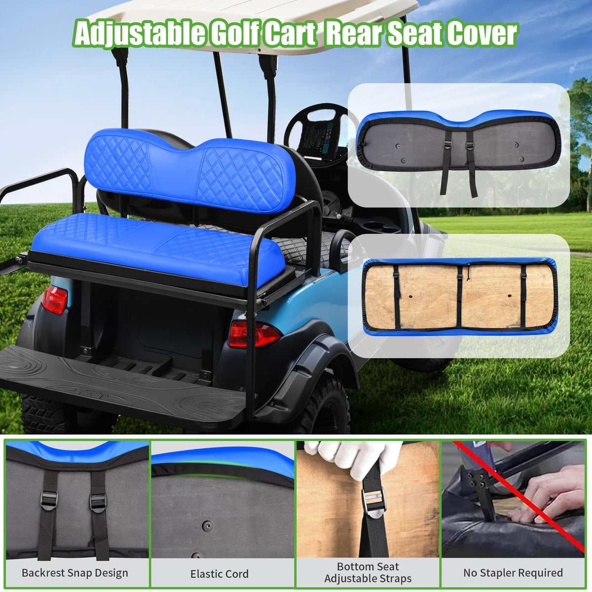 10L0L vinyl leather rear-seat cover is waterproof and easy to wipe clean