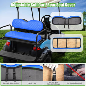 10L0L vinyl leather rear-seat cover is waterproof and easy to wipe clean