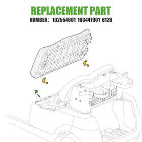 10L0L replacement numbers 102554601/103237101 ensure easy, accurate ordering.