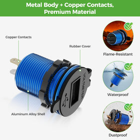 10L0L waterproof dustproof TPU cap ensures reliability