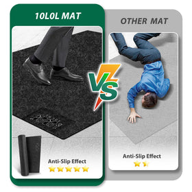 10L0L waterproof mat easy-clean design captures leaks and drips