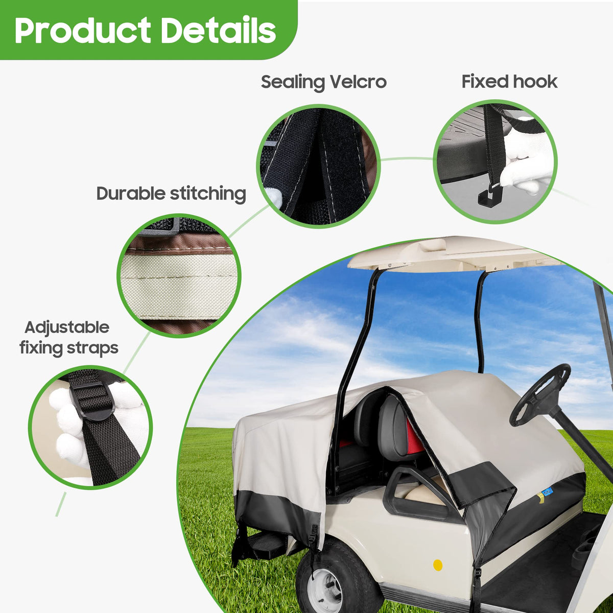 10L0L precise cutouts ensure fit for headrests and armrests on 2+2 seats.