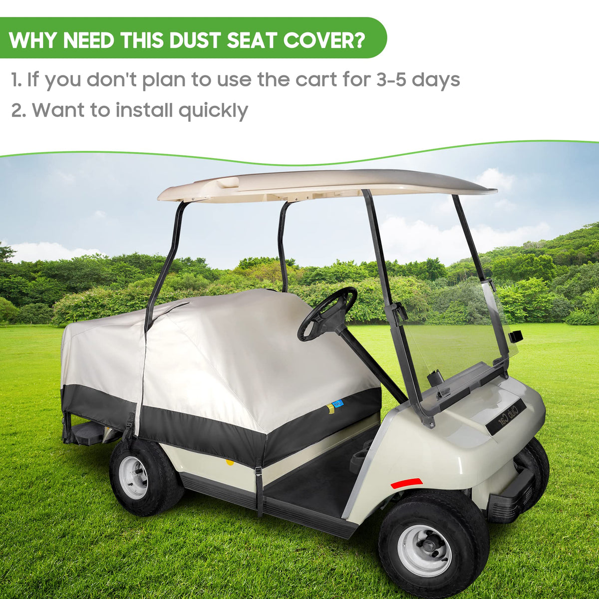 10L0L waterproof seat cover provides UV fade protection for vibrant seating in sunny conditions.