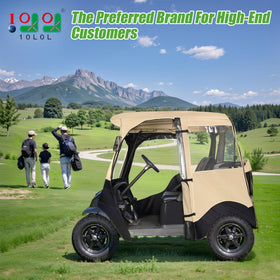 10L0L Waterproof windproof beige enclosure keeps interior dry in rain