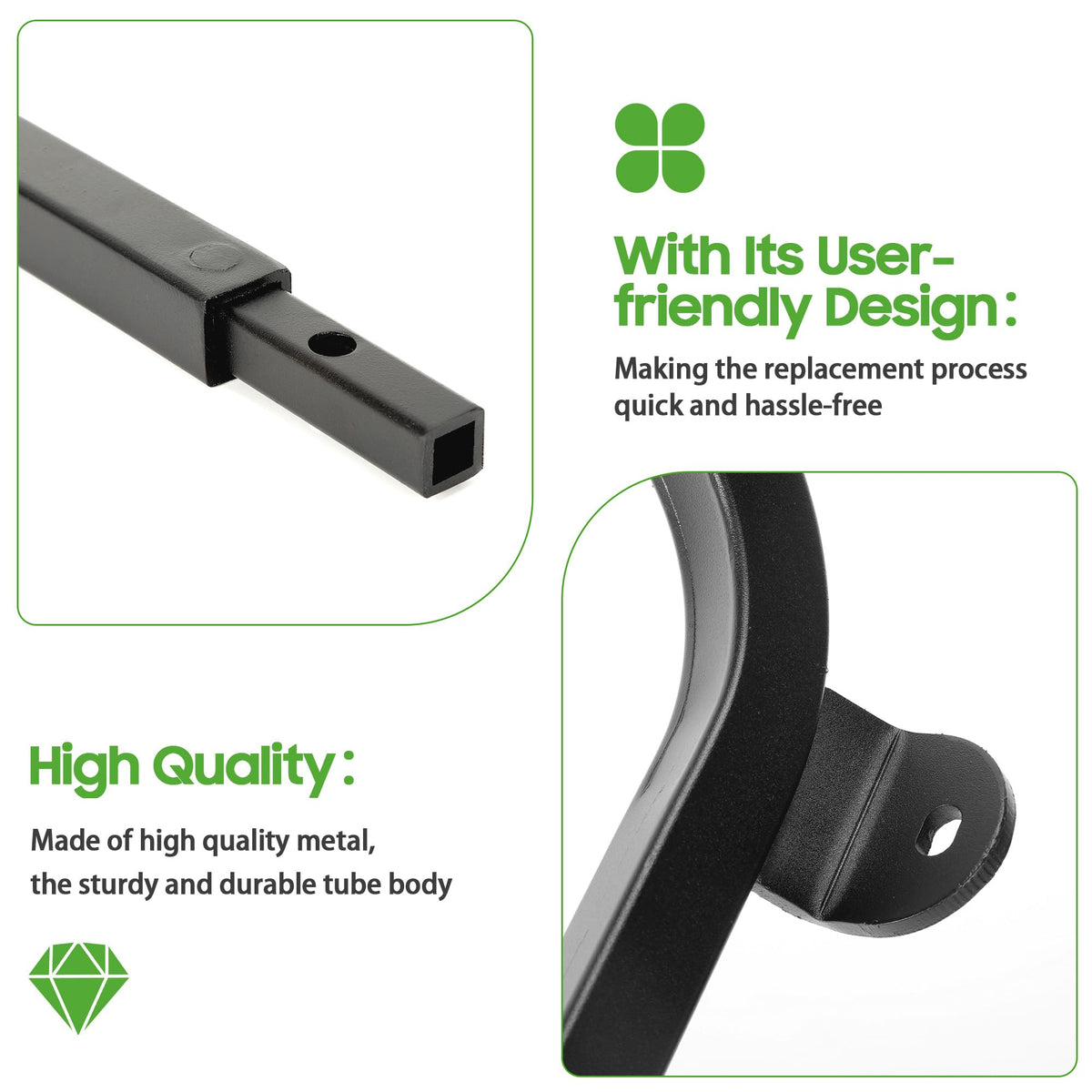 10L0L weather-resistant finish protects brackets against rust and outdoor exposure.