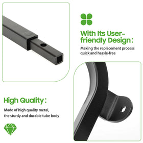 10L0L weather-resistant finish protects brackets against rust and outdoor exposure.
