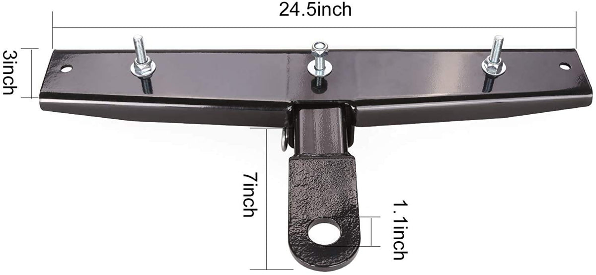 Weather-resistant design of 10L0L hitch suitable for outdoor use.