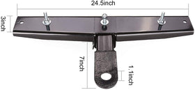 Weather-resistant design of 10L0L hitch suitable for outdoor use.