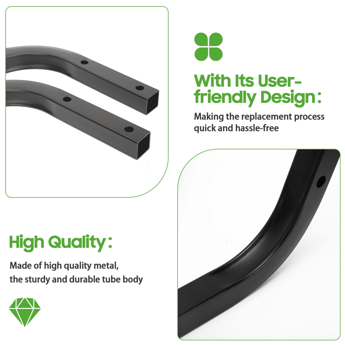 10L0L weather-resistant powder coating protects against rain and rust