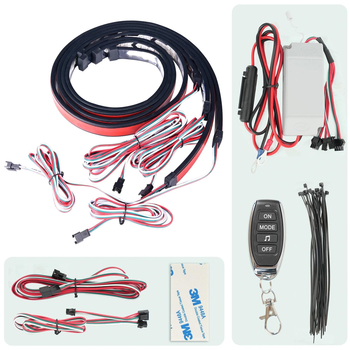 10L0L waterproof sealed LED strips endure weather while maintaining color and brightness