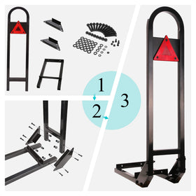 10L0L welded construction with black finish for durability