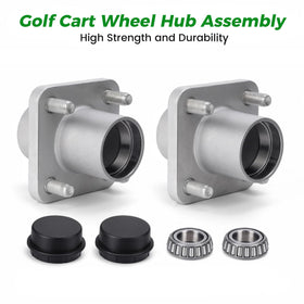 10L0L wheel hub assembly packaged with bearings, seals, and dust caps.