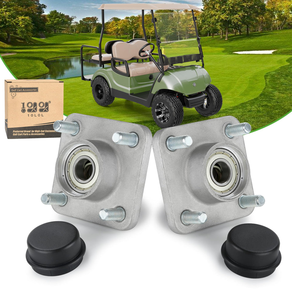10L0L Yamaha G2 wheel hub front view, reliable OEM-style replacement for golf carts