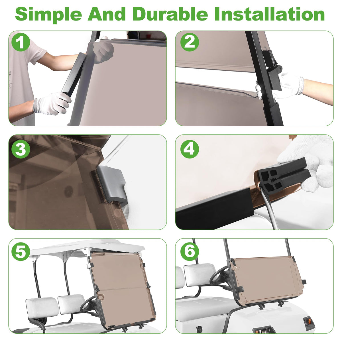 Anti-glare surface reduces eye strain during long drives.