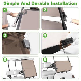 Anti-glare surface reduces eye strain during long drives.