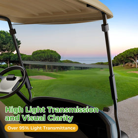 10L0L windshield anti-UV clear view reduces glare on sunny days